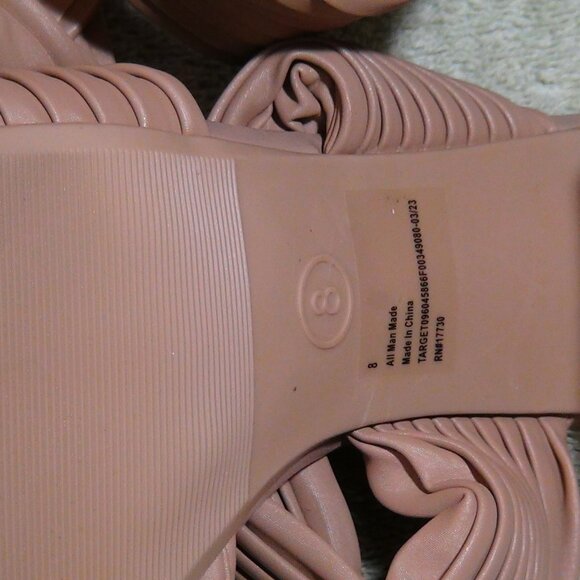 A New Day Women's Jessa Mule Heels 3.5 Heels Brown 8M - Picture 5 of 14